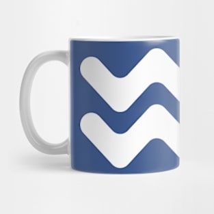 Aquarius Zodiac Symbol Mug